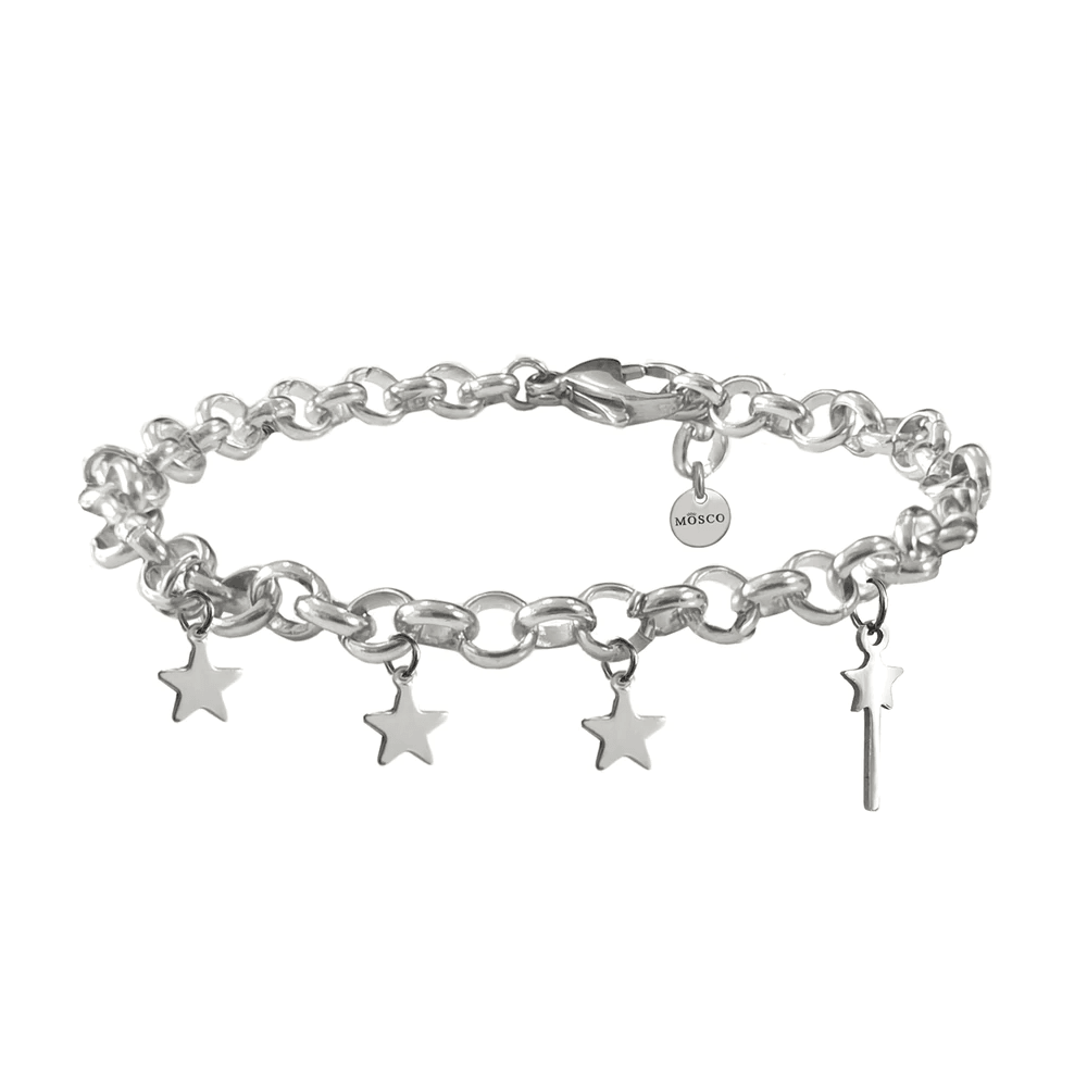 Bracciale Hollywood Magic in acciaio Mosco Gioielli